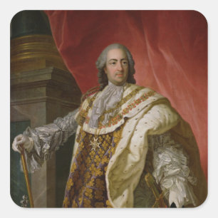 Louis XV Square Sticker