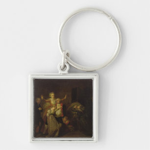 Louis XVI Bidding Farewell to his Family Key Ring
