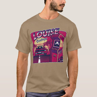 Louise Personalized Vintage Gamer 80s 90s T-Shirt