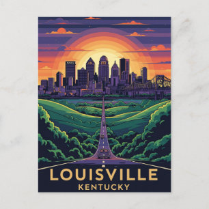 Louiseville Kentucky Travel Postcard