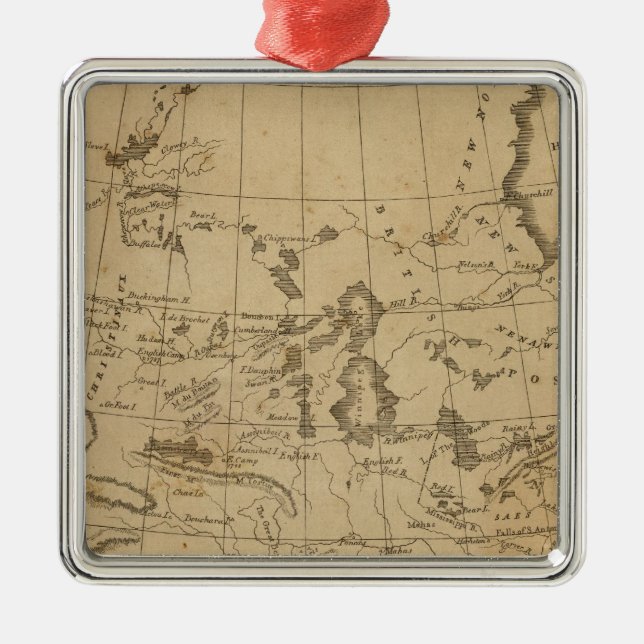 Louisiana 12 metal tree decoration (Front)