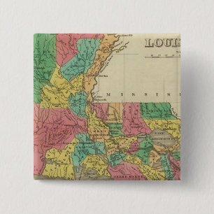 Louisiana 15 Cm Square Badge