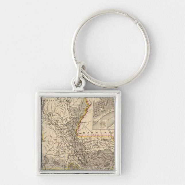 Louisiana 5 key ring (Front)