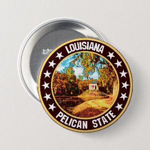 Louisiana 7.5 Cm Round Badge