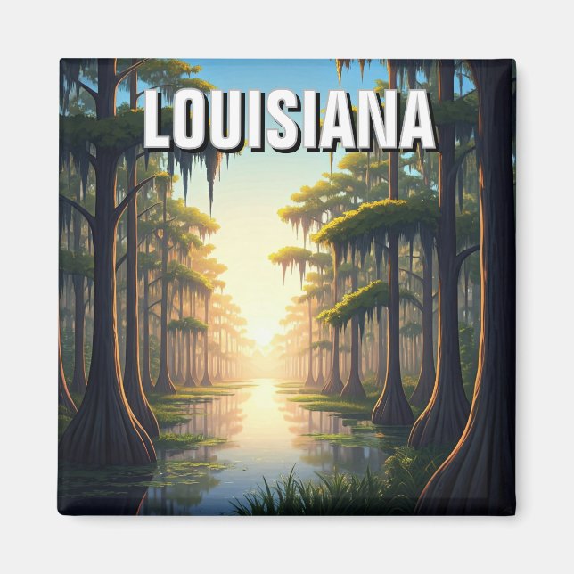 Louisiana Barataria Preserve Magnet (Front)