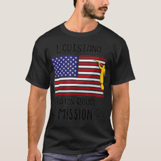 Louisiana Baton Rouge Mormon LDS Mission Missionar T-Shirt