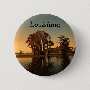 Louisiana bayou 6 cm round badge