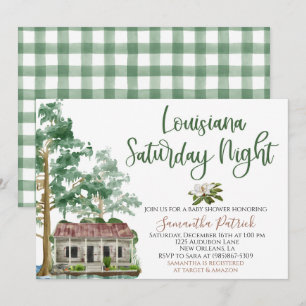 Louisiana Bayou Baby Shower Invitation