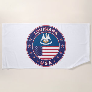 Louisiana Beach Towel
