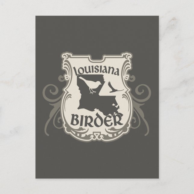 Louisiana Birder Postcard (Front)