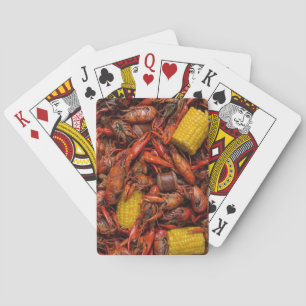 Louisiana Boiled Crawfish, New Orleans, Funny Playing Cards