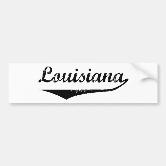 Louisiana Bumper Sticker (Front)