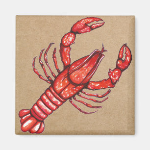 Louisiana Cajun Crawfish Magnet