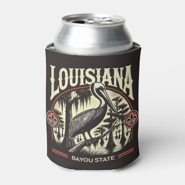 Louisiana Can Cooler (Can Front)