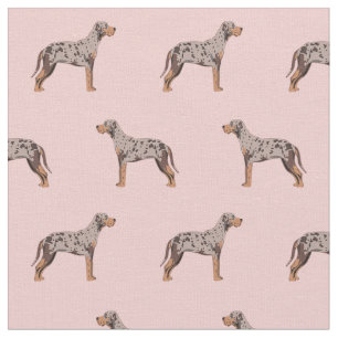 louisiana catahoula leopard dog pink fabric