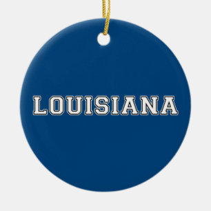 Louisiana Ceramic Tree Decoration