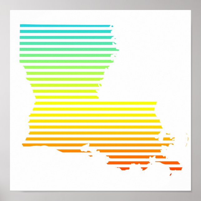louisiana chill fade poster (Front)