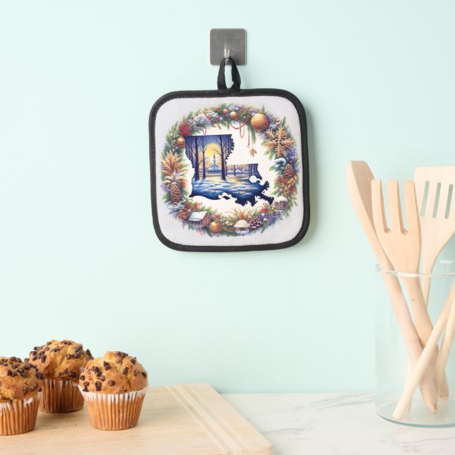 Louisiana Christmas  Pot Holder (Insitu(Hanging))