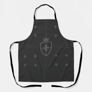 Louisiana Coat Of Arms Fleur De Lis Apron