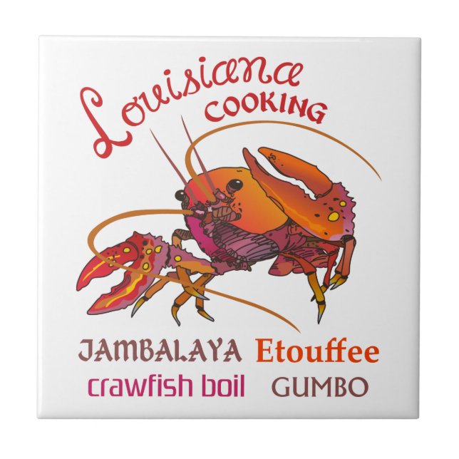Louisiana Cooking Tile (Front)