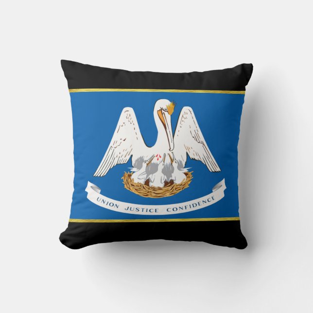 Louisiana flag cushion (Front)