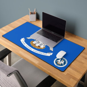 Louisiana flag-Seal Desk Mat