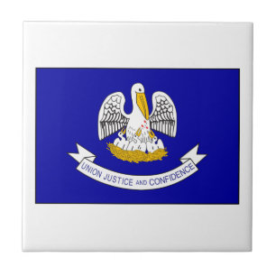 Louisiana Flag Tile