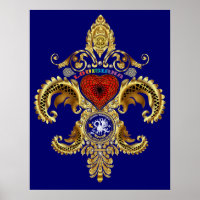 Louisiana Fleur De Lis Bicentennial