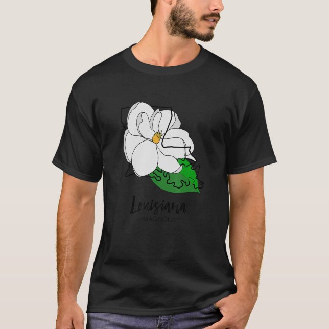 Louisiana Flower T-Shirt (Front)