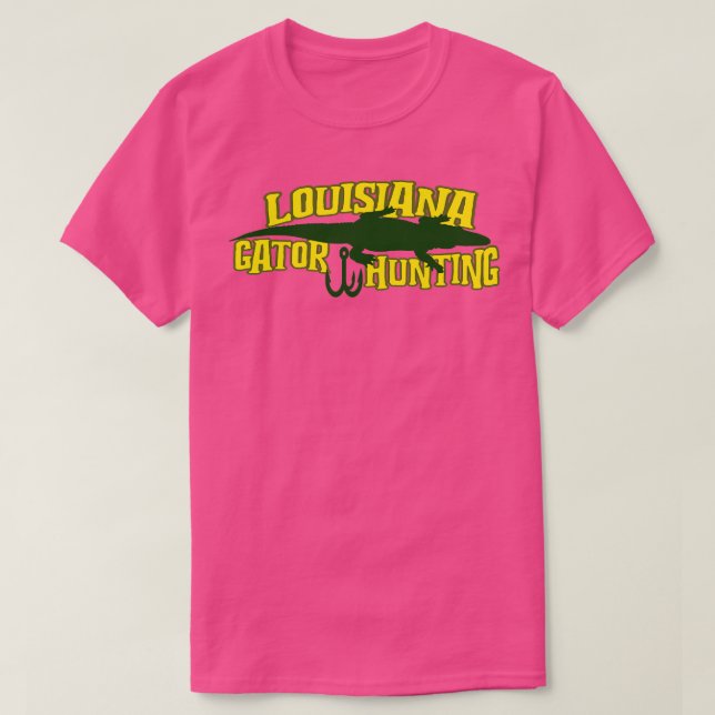 LOUISIANA GATOR HUNTING TShirt (Design Front)