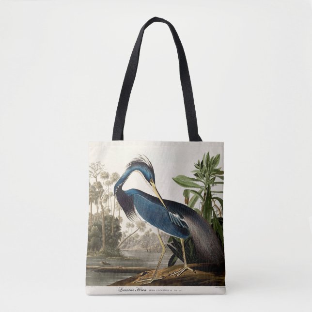 Louisiana Heron, 1834, From the Birds of America Tote Bag (Front)
