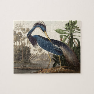 Louisiana Heron Custom Photo Jigsaw Puzzle