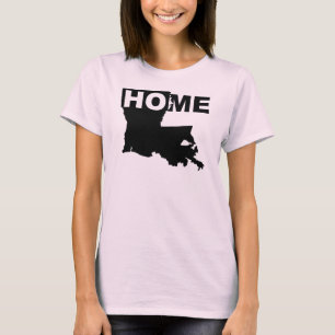Louisiana Home Away From State T-Shirt Tees