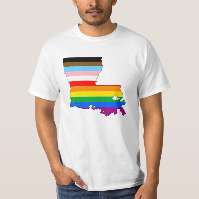 Louisiana Inclusive Pride T-Shirt (Front)