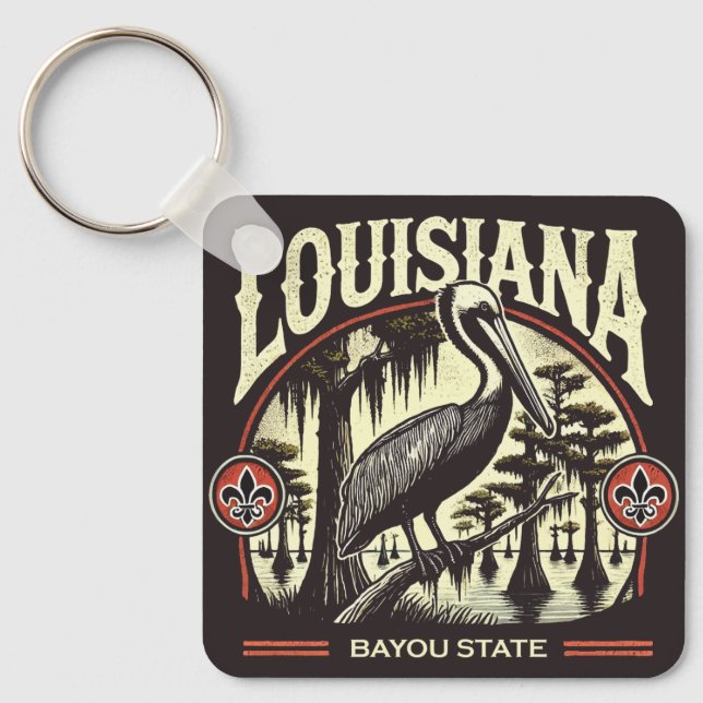 Louisiana Key Ring (Front)