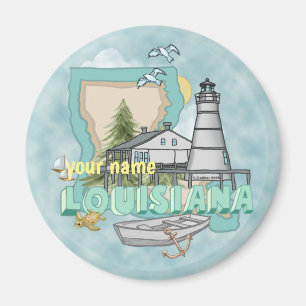 Louisiana Lighthouse magnet