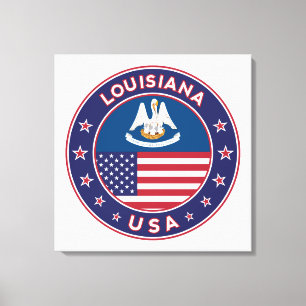 Louisiana, Louisiana canvas, poster Canvas Print