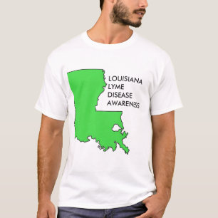 Louisiana Lyme Disease Awareness T-Shirt
