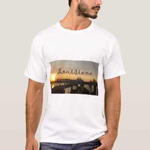 Louisiana Mississippi River Bridge T-Shirt 