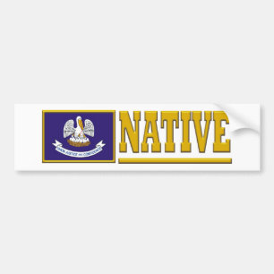 Louisiana Native Bumper Sticker