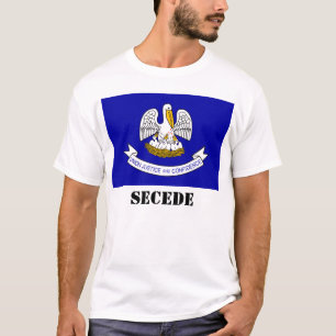 louisiana-pelican-flag, SECEDE T-Shirt