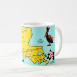 Louisiana - Pelican State  Mug<br><div class="desc">A colourful vintage postcard from Louisiana repurposed on a coffee mug!</div>