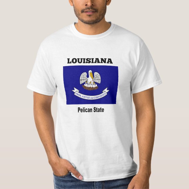 Louisiana, Pelican State T-Shirt (Front)