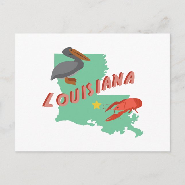 Louisiana Postcard (Front)