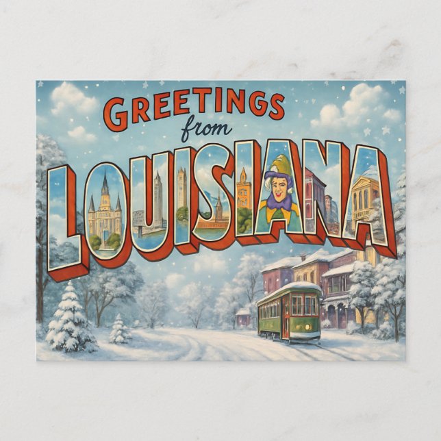 LOUISIANA Postcard (Front)
