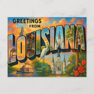 LOUISIANA Postcard