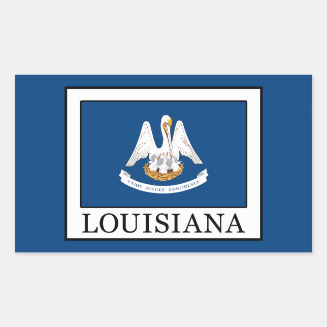 Louisiana Rectangular Sticker (Front)