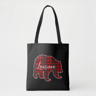 Louisiana Retro Vintage Style Merry Christmas Xmas Tote Bag