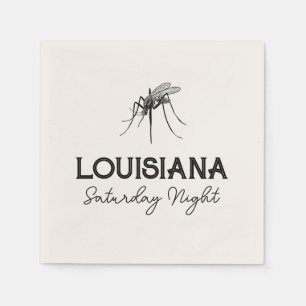 Louisiana Saturday Night Customizable Napkin