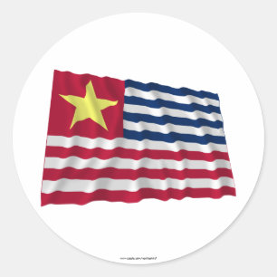 Louisiana Secession Flag of 1861 Classic Round Sticker